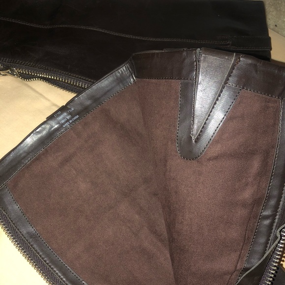 Brown knee high boots - Picture 5 of 7